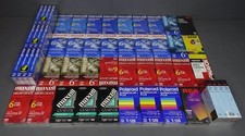 HUGE Lot 50 NEW/SEALED Blank VHS Video Tapes Kodak Sony Maxell Polaroid RCA b