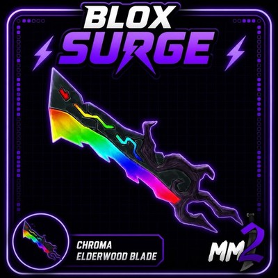 Chroma Elderwood Blade | MM2 Murder Mystery 2 | Limited Edition