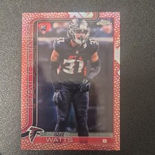 Topps 2025 Chrome Rookie #393 Xavier Watts Atlanta Falcons NFL Football Border