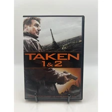 Taken 1 & 2 Double Feature DVD Liam Neeson Action Thriller Movies