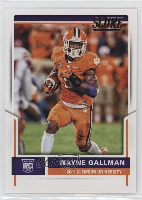 2017 Score Rookies Scorecard Wayne Gallman #383 Rookie RC 0f6