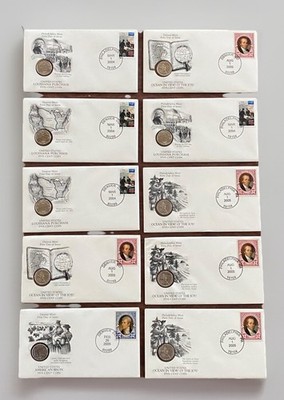 2004-2005 P & D Westward Journey Nickel First Day Of Issue Coin & Stamp Set