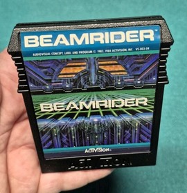 Beamrider Colecovision Activision Video Game Cartridge COLECO MANUAL CLEAN