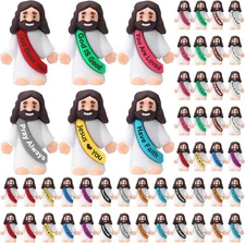 Bememo 50 Pcs Little Jesus Figures Original Design Mini Toys... 
