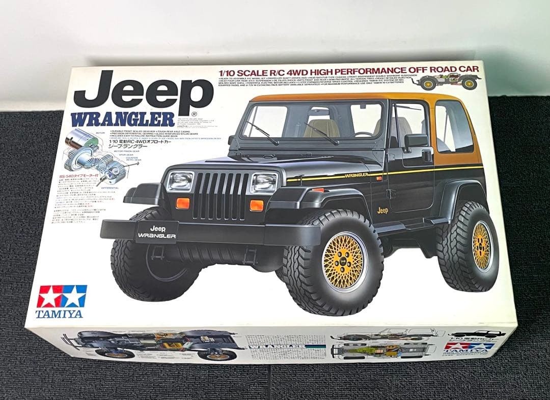 タミヤ 58141 1/10 電動RC 4WD ジープ ラングラー モーター付き TAMIYA 1/10 RC JEEP WRANGLER 4WD OFF ROAD CAR RC CAR 58141 | eBay