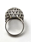 Vintage Modernist Ring in Sterling Silver, Vintage Jewelry