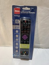 New RCA Universal Remote 6 Devices - Works With All Major Brands RCRTBLO6BE