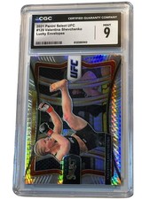 2021 Panini Select UFC Valentina Shevchenko Lucky Envelopes /8 CGC 9
