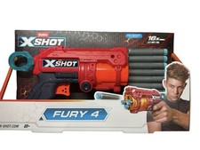 ZURU XShot Fury 4 Foam Dart Blaster w/ 16 Darts   New Sealed