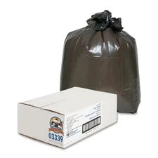 Genuine Joe Linear Low Density Convenient Pack Can Liners - 33 Gal - 39" X 33" -