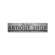 Antique Shop, Custom Arrow Antique - Rustic Distressed Wood Sign