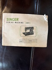 Singer Sewing Machine 301 Manual Booklet Book Original OEM 1951-1953 READ C223A