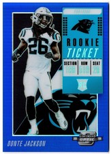 2018 Panini Contenders Optic Rookie Ticket Blue Prizm DONTE JACKSON 96 #48/99 RC