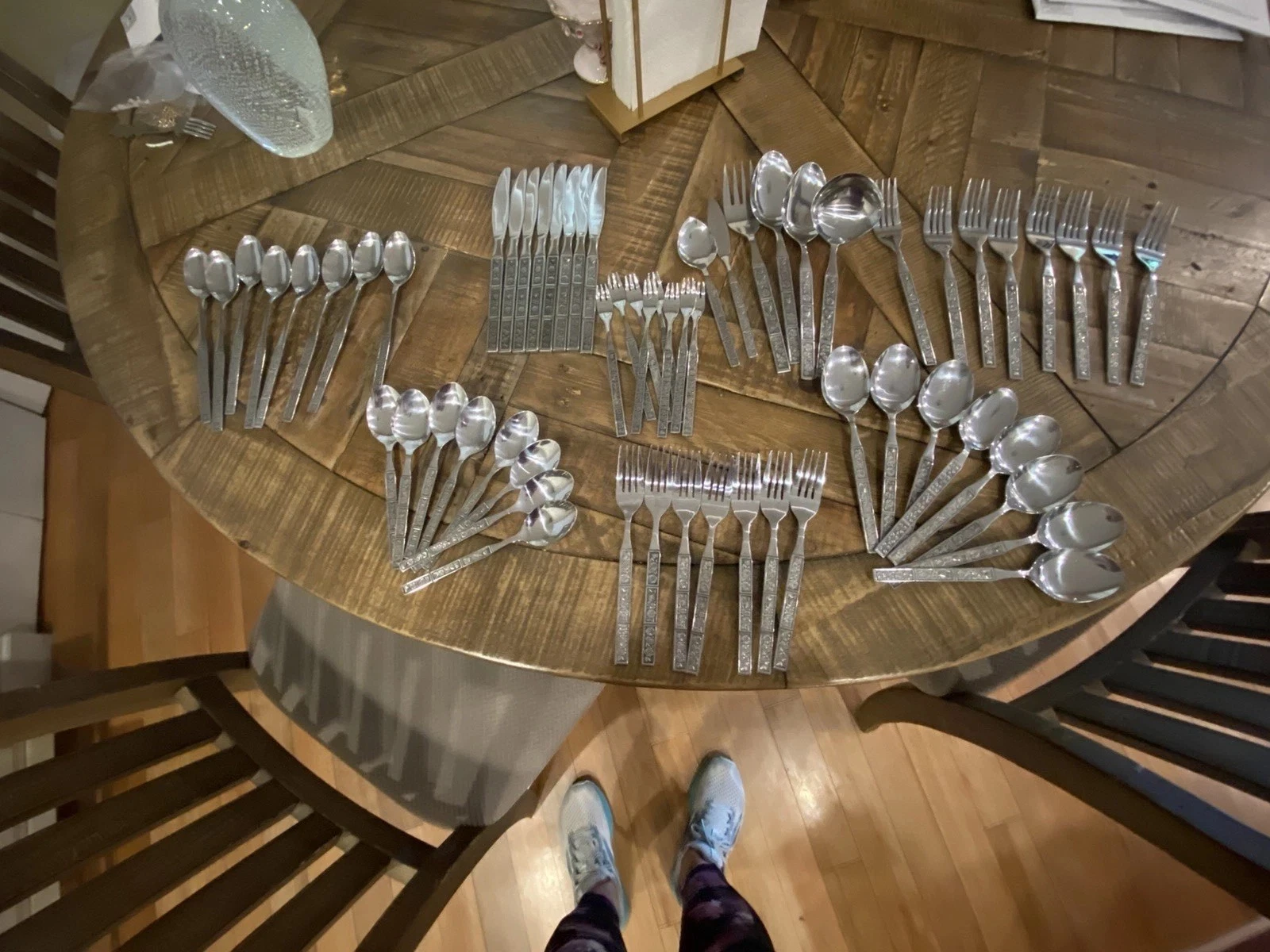 61 Pc Vintage MCM Northland Oneida SPRING FEVER Stainless Steel Flatware Korea
Opens in a new window