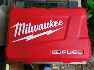Milwaukee 3697-22 M18 FUEL 2-Tool Hard Case W/Manuals And Drill Handle