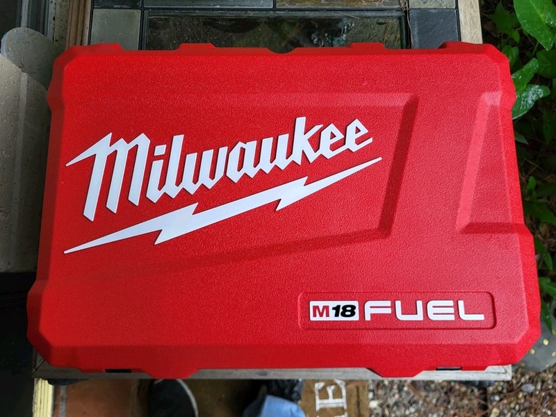 Milwaukee 3697-22 M18 FUEL 2-Tool Hard Case W/Manuals And Drill Handle