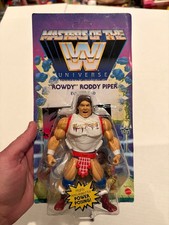 Masters of the WWE Universe ROWDY RODDY PIPER Action Figure MOC Sealed Wrestling