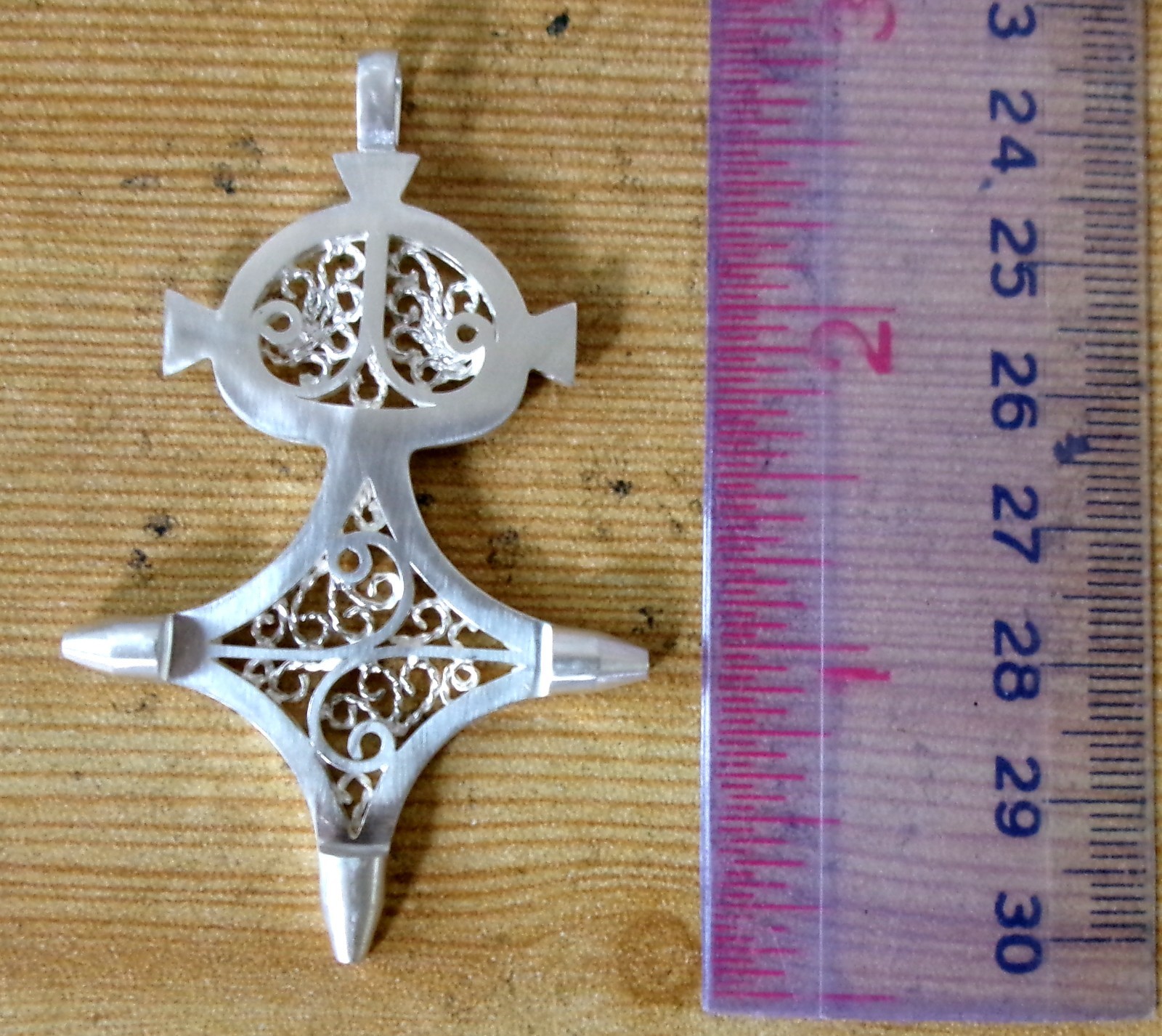 STUNNING! Vintage Solid Sterling Silver African T… - image 1