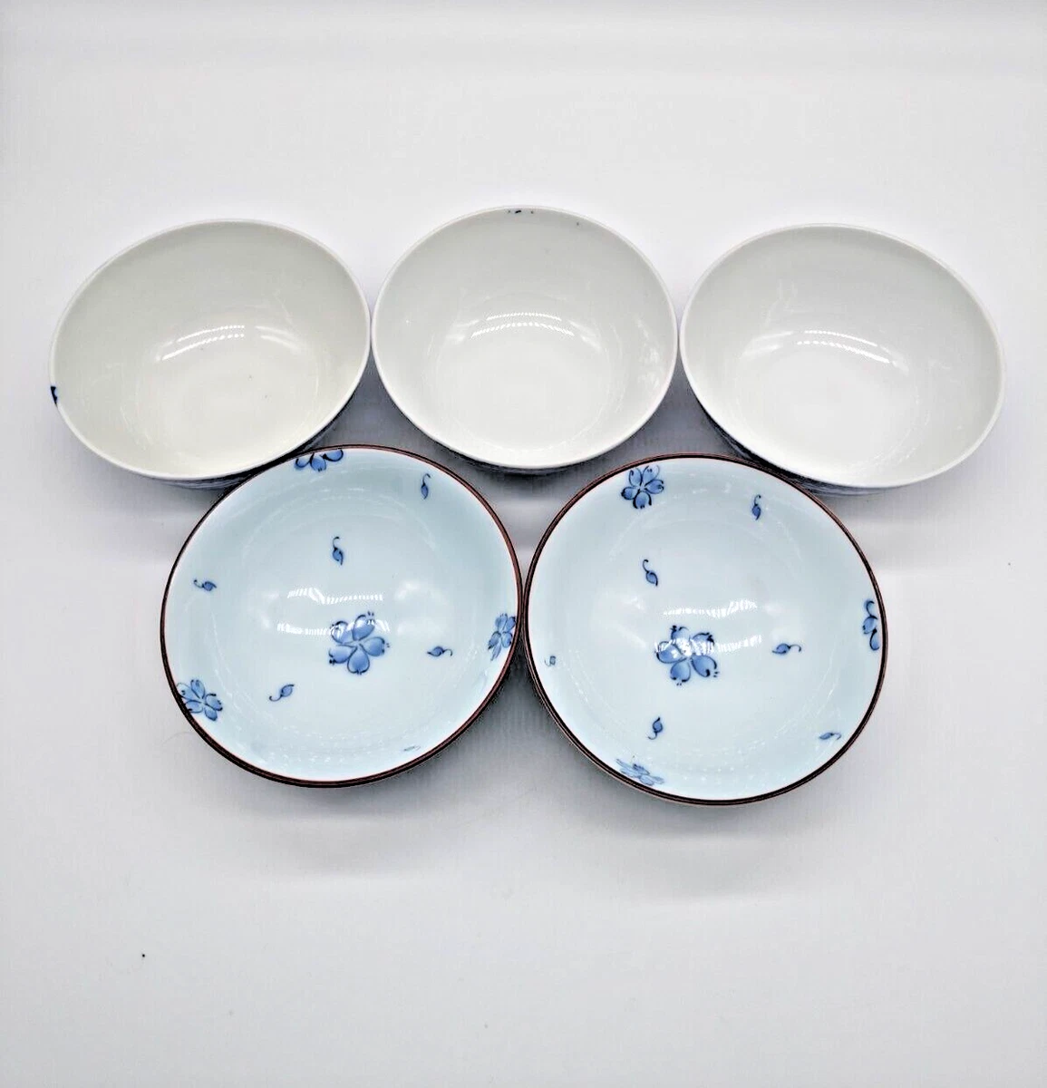 #SE1790# Porzellan Reisschale Suppenschale (5 Stück) guter Zustand Japan