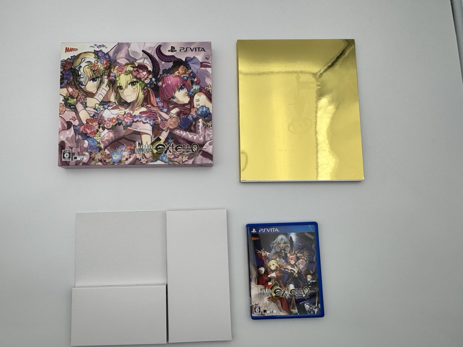 Fate Extella Regalia Box PS Vita JAP Collector Complet Très Bon État