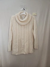 Jones New York Vintage Y2K Mohair Blend Knit 80's Cowlneck Oversized Size M