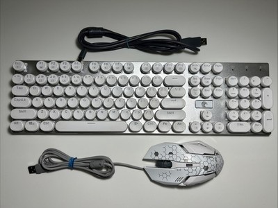 Gaming Keyboard E-Yooso Z-88 & Mouse Chonchow LED Wired RGB Light Mechanical