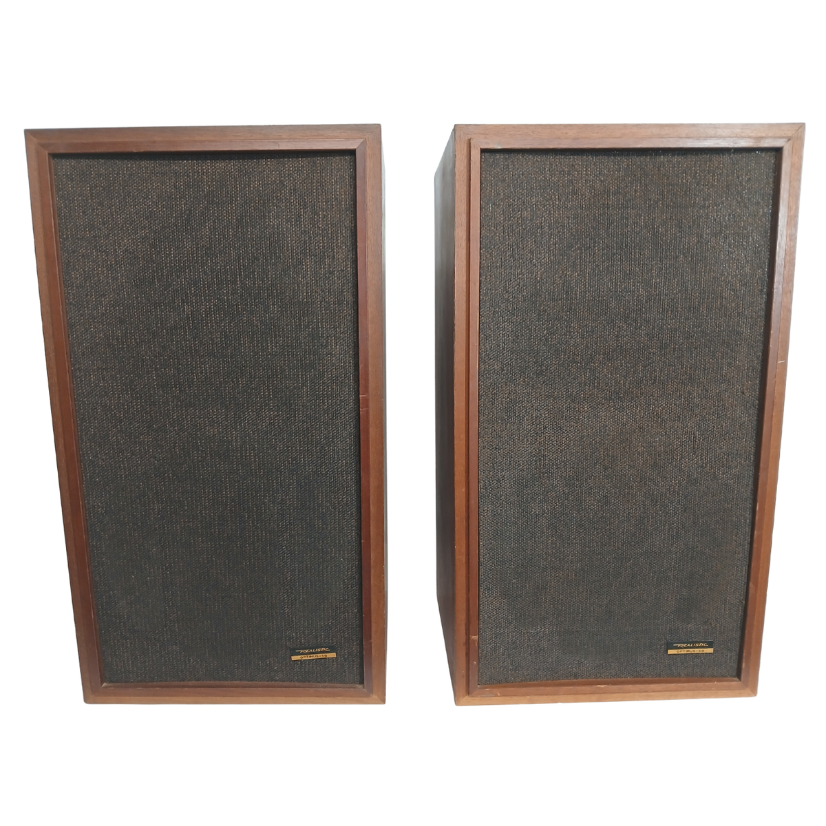 Vintage Realistic Optimus-5B Speakers Pair Cat No 40-2006 8 Ohm