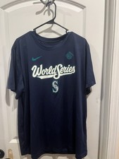 Nike Seattle Mariners World Series 2025 Postseason Dri-FIT Shirt Men's Size XL
