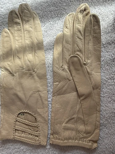 Gants cuir vintage Cristian Dior taille 6