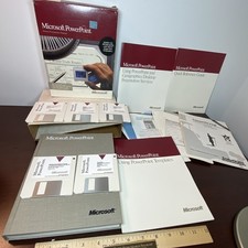 1990 Microsoft PowerPoint 2.01 Macintosh Desktop Presentation Program COMPLETE
