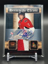 2011-12 Panini Crown Royale #20 David Rundblad MEM AU /25 Ottawa Senators