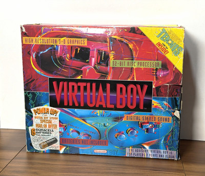 Nintendo Virtual Boy Console Boxed AC Adapter  Matching Serial tested