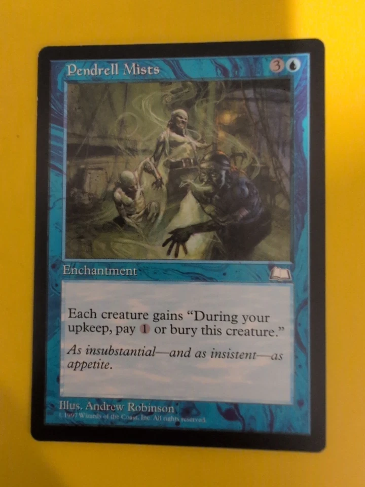 Pendrell Mists. Enchantment Old Vintage. Weatherlight Magic the Gathering Card. - Image 4 of 4