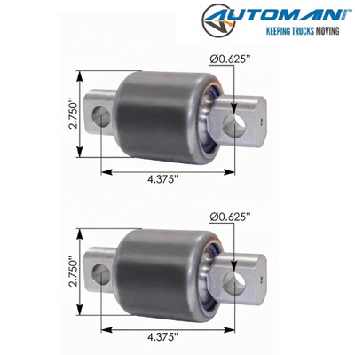 (Pack of 2) TRB6820E - Torque Rod Bush Poly Premium Hen 3341851, 83520, C879UB