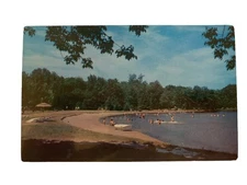 Chrome , Field Park Brockton MA Unposted Postcard A21
