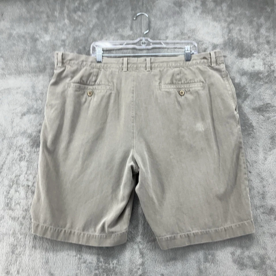 Tommy Bahama Pantalones Cortos Para Hombres 42 Gris Tostado Seda Chino Bolsillos Exterior Playa LEER Foto 2 de 4