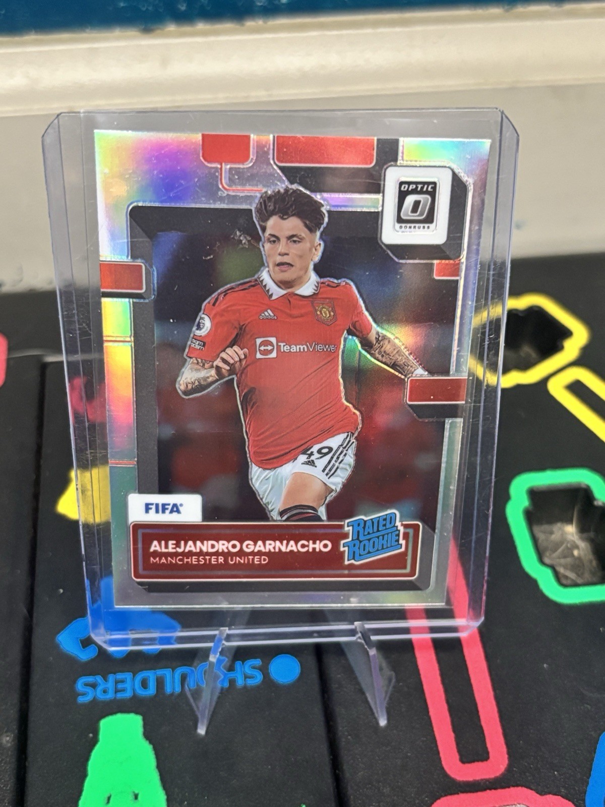 2022-23 Panini Donruss Optic Alejandro Garnacho Rated Rookie Silver
