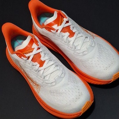 Hoka One One 1147790/FLV Men's 10D Mach 6, Frost Lava