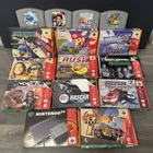 Lot Of 14 N64 Games - Most Boxed Some Manuals 1 RF CABLE Mario 007 Etc Untested