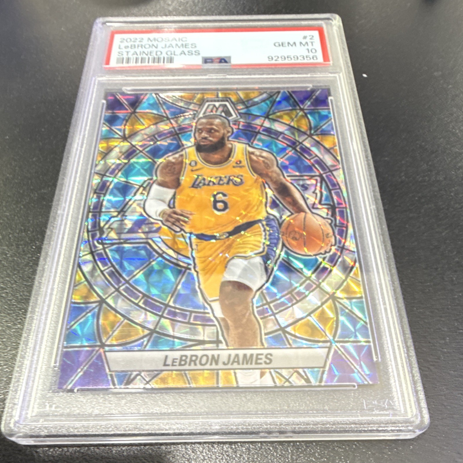 LeBron James 2022 Mosaic #2 Stained Glass /(SSP) Price Guide