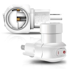 Plug in Light Socket,Standard Light Bulb Socket to Plug Outlet Adapter,Bulb S...