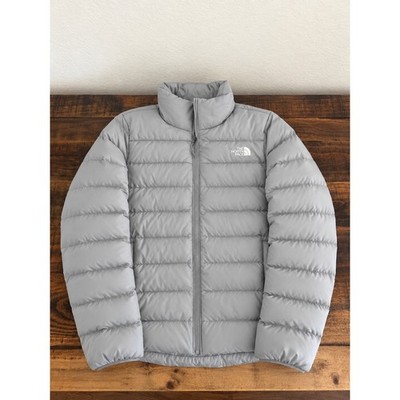 The North Face Women s Gray Puffer Jacket Full Zip Lightweight Insulated
