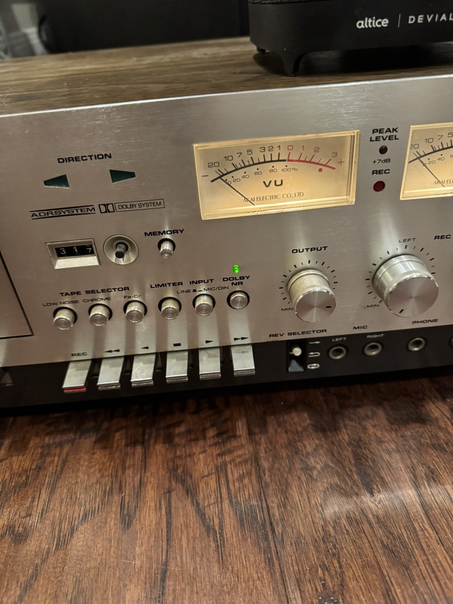 Vintage Akai Gxc-730d Auto Reverse Stereo Cassette Deck for sale