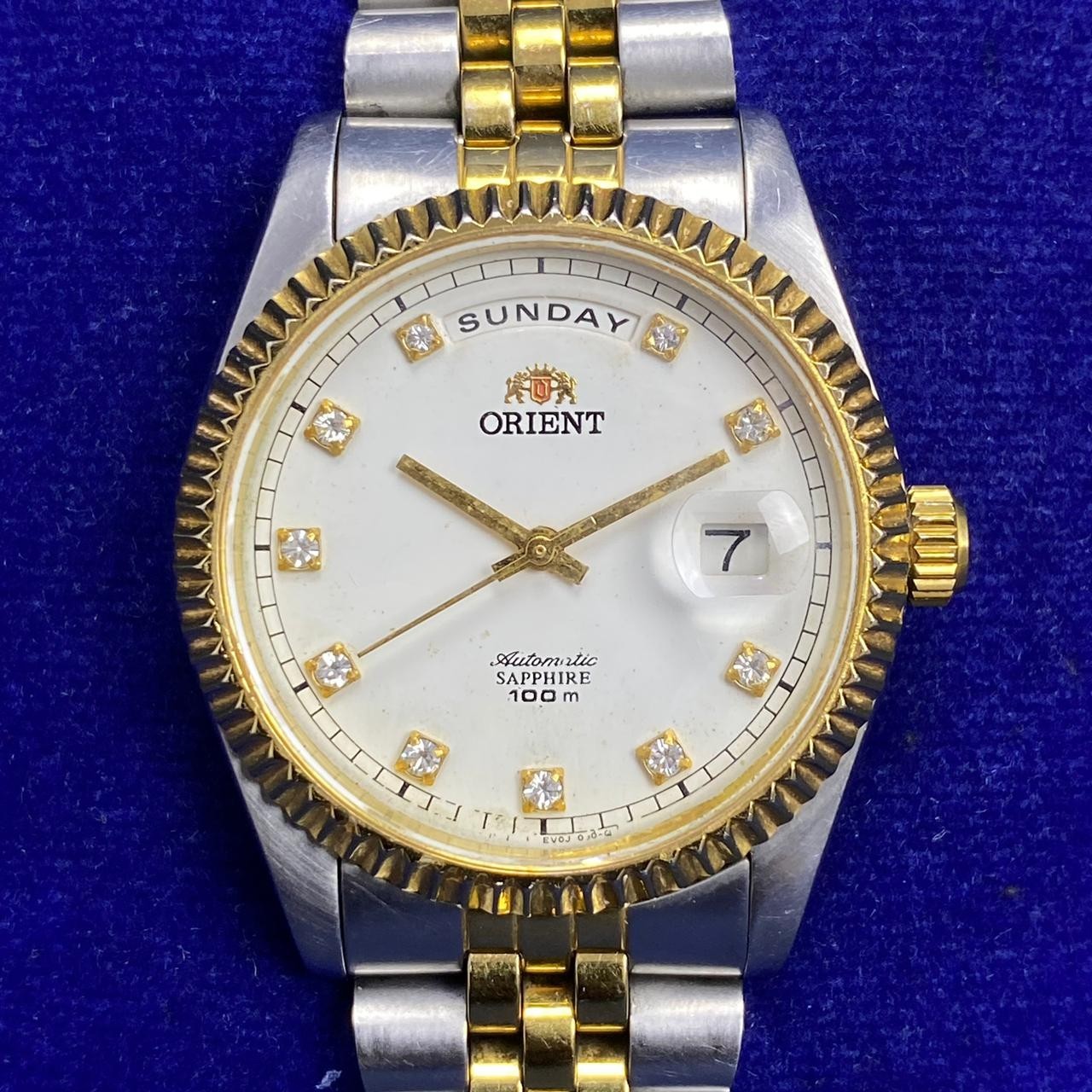President Orient SEV0J001B Rolex Watch, DAY-DATE Orient President 