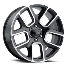 Fr 76 - Ram Truck 1500 Replica Wheel 24x10 5x5.5 Et25 77.8cb Satin Black Machine