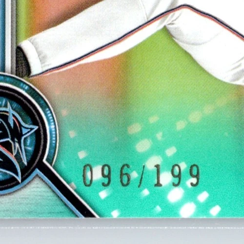 2022 Bowman Draft Jacob Miller BD-195 Aqua Parallel 172/199 Miami Marlins - Image 3 of 3