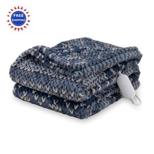 Berkshire Blanket Heated Throw Grace Fur to Loftmink Reversible Electric