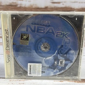 NBA 2K Sega Sports Dreamcast 1999 Basketball Game Disc & Case No Manual Tested