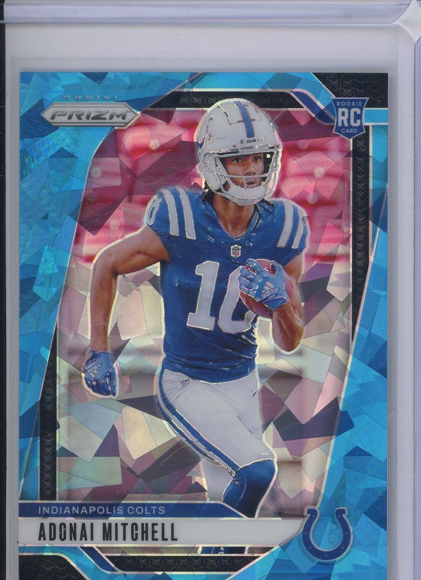 2024 PANINI PRIZM BLUE ICE #303 ADONAI MITCHELL /99 COLTS