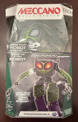 NEW Meccano Maker System Tech Micronoid Switch Programmable Robot~2016 Toy of Yr